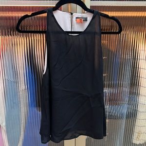 Babaton Black and Nude Top